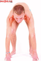 Model Toby Brown Naked Gay English Lad Uncut Enjoys Table Tennis
