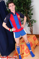 Model Marius Robin Naked Gay English Lad Uncut Enjoys Basketball