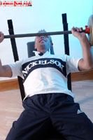 Model Ricky Glenn Naked Gay English Lad Uncut Enjoys Gym