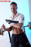 Model Ricky Glenn Naked Gay English Lad Uncut Enjoys Gym