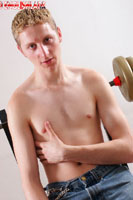 Model Adam Jones Naked Gay English Lad Uncut Enjoys Swimming