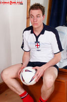 Model Sam Philips Naked Gay English Lad Uncut Enjoys Football and Tennis