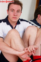 Model Sam Philips Naked Gay English Lad Uncut Enjoys Football and Tennis