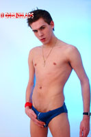 Model Brace Levitt Naked Gay English Lad Uncut Enjoys Football & Swimming