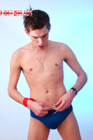 Model Brace Levitt Naked Gay English Lad Uncut Enjoys Football & Swimming