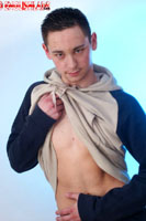 Model Angel Morris Naked Gay English Lad Uncut Enjoys Gymnastics & Martial Arts