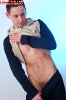 Model Angel Morris Naked Gay English Lad Uncut Enjoys Gymnastics & Martial Arts