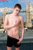 Model Gareth Newby Naked Gay English Lad Uncut Enjoys Football and climbing