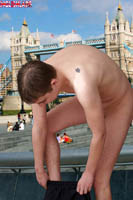 Model Gareth Newby Naked Gay English Lad Uncut Enjoys Football and climbing