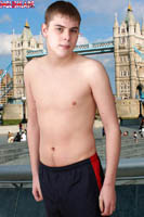Model Gareth Newby Naked Gay English Lad Uncut Enjoys Football and climbing