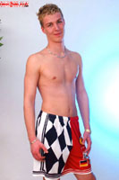 Model Jerry James Naked Bi English Lad Uncut Enjoys Swimming, Hockey & Snowboarding