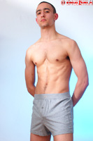 Model Sam Brooker Naked Straight English Lad Uncut Enjoys Football