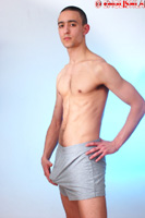 Model Sam Brooker Naked Straight English Lad Uncut Enjoys Football
