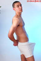 Model Sam Brooker Naked Straight English Lad Uncut Enjoys Football