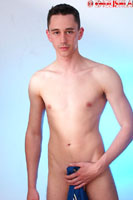 Model Zack Lee Naked Straight English Lad Uncut Enjoys Karate