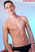 Model Zack Lee Naked Straight English Lad Uncut Enjoys Karate