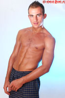 Model Jamie Timms Naked Straight English Lad Uncut Enjoys Water polo, Rugby & Squash