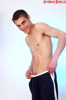 Model Chase Trent Naked Straight English Lad Uncut Enjoys Football