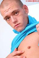 Model PJ Naked Gay English Lad Uncut Enjoys Football and mtn biking