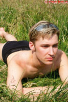 Model Mike Sadler Naked Gay English Lad Uncut Enjoys Swimming