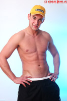 Model Andy Jon Naked Straight English Lad Uncut Enjoys Rugby, swim, cycle, gym