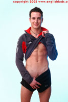 Model Kurt Lyle Naked Straight English Lad Uncut Enjoys Roller Hockey and superbikes