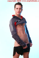 Model Kurt Lyle Naked Straight English Lad Uncut Enjoys Roller Hockey and superbikes