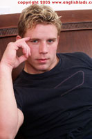 Model Danny Valentino Naked Straight English Lad Uncut Enjoys Rugby, running & football