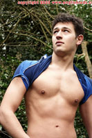 Model Anthony Flamand Naked Gay English Lad Uncut Enjoys Swim & gym