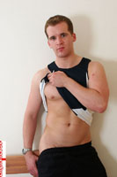 Model Ellis Matthews Naked Straight English Lad Uncut Enjoys Gym and cycling