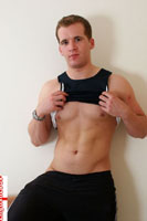 Model Ellis Matthews Naked Straight English Lad Uncut Enjoys Gym and cycling