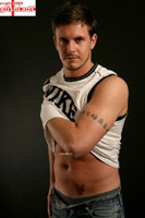 Model Brad Denny Naked Straight English Lad Uncut Enjoys Swim, gym and judo