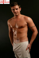 Model Brad Denny Naked Straight English Lad Uncut Enjoys Swim, gym and judo