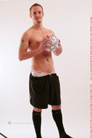 Model Darren Carson Naked Straight English Lad Uncut Enjoys football and gym