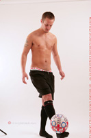 Model Darren Carson Naked Straight English Lad Uncut Enjoys football and gym