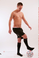 Model Darren Carson Naked Straight English Lad Uncut Enjoys football and gym