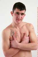 Model James Clark Naked Straight English Lad Uncut Enjoys Football