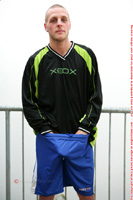 Model Leo Nel Naked Straight English Lad Uncut Enjoys Football and gym