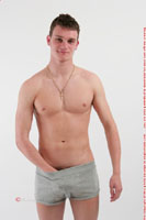 Model Patrick Adams Naked Straight English Lad Uncut Enjoys Swimming and weight lifting