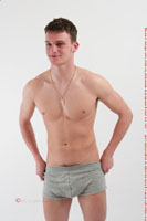 Model Patrick Adams Naked Straight English Lad Uncut Enjoys Swimming and weight lifting