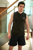 Model Adam Hughes Naked Straight English Lad Uncut Enjoys wt training