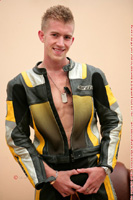 Model Matt Hughes Naked Straight English Lad Uncut Enjoys Bike racing