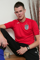 Model Daniel Young Naked Gay English Lad Uncut Enjoys Swim and football