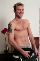 Model Dale Hall Naked Straight English Lad Uncut Enjoys Swimming & Rugby