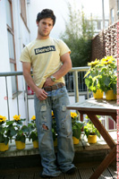 Model Danny Russell Naked Straight English Lad Uncut Enjoys Gym & football