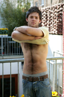 Model Danny Russell Naked Straight English Lad Uncut Enjoys Gym & football