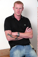 Model Sam Roberts Naked Straight English Lad Uncut Enjoys Football & tennis