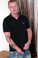 Model Sam Roberts Naked Straight English Lad Uncut Enjoys Football & tennis