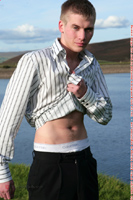 Model Danny Sullivan Naked Straight English Lad Uncut Enjoys Football