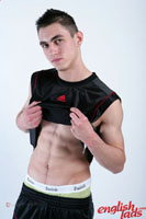 Model Sam Johnson Naked Straight English Lad Uncut Enjoys Athletics & gym